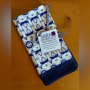 New, Set of 4 cotton napkins by artist Sara Anderson